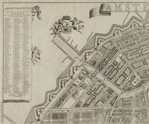 Mappa di Amsterdam da Gerrit de Broen